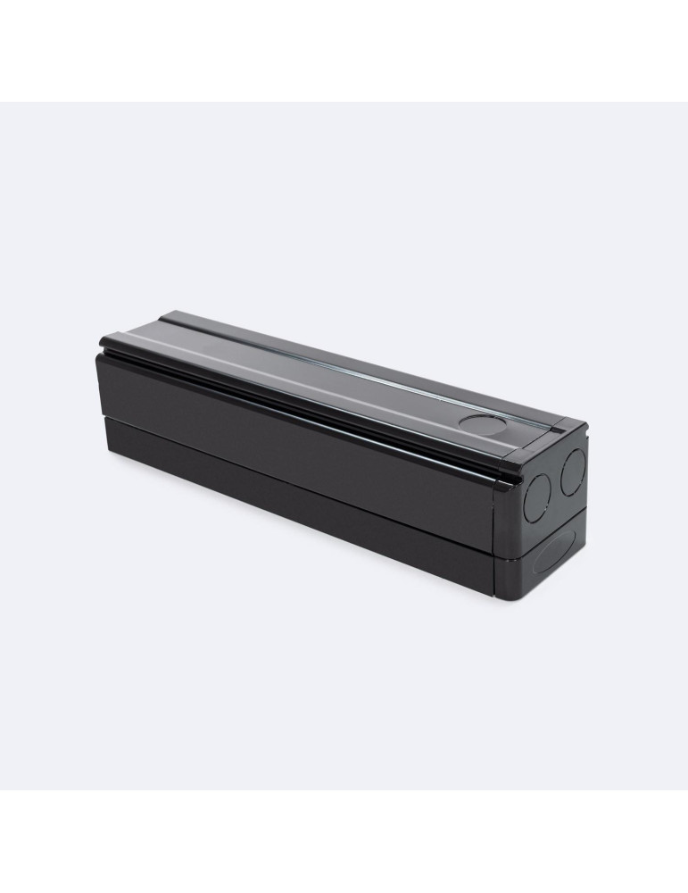 Rail Aluminium de Fin avec Embellisseur pour Barre Linéaire LED 25cm Trunking Easy Line LEDNIX