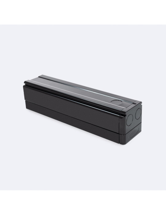 Rail Aluminium de Fin avec Embellisseur pour Barre Linéaire LED 25cm Trunking Easy Line LEDNIX