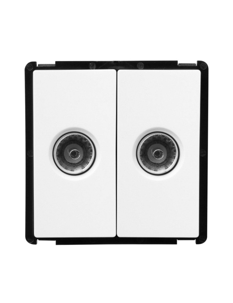 Prise Double TV Modern