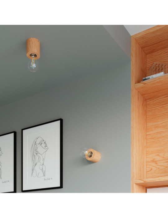 Plafonnier Bois Salgado SOLLUX