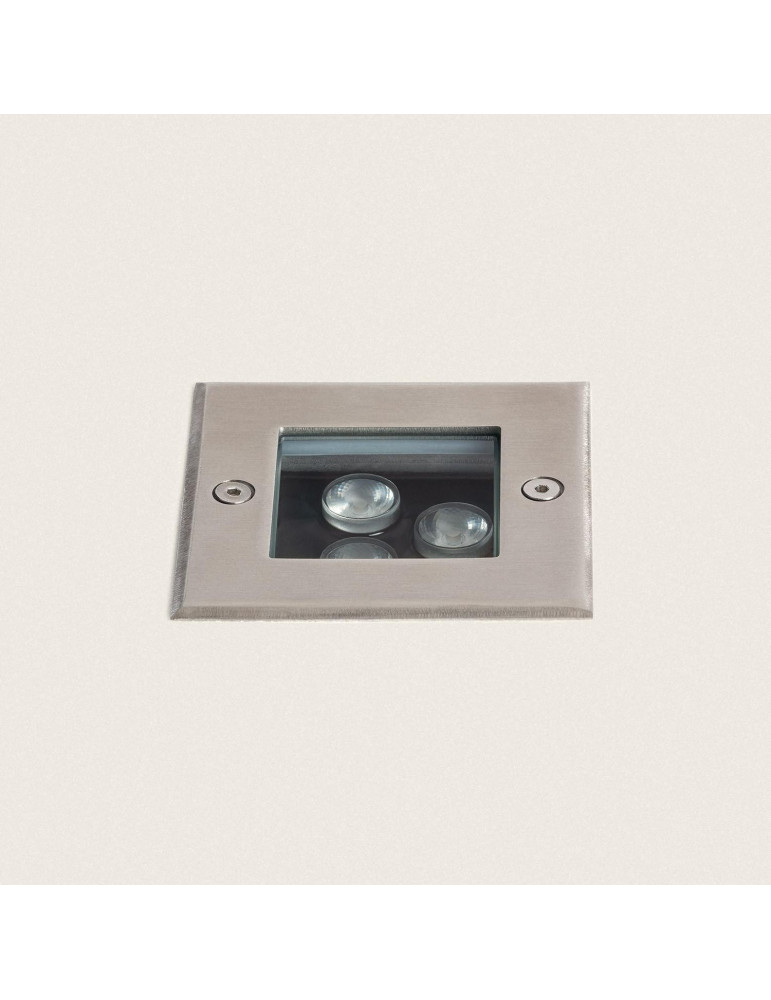 Balise Extérieure LED Encastrable au Sol Carrée Utopia 3W