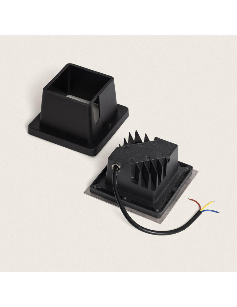 Balise Extérieure LED Encastrable au Sol Carrée Utopia 3W