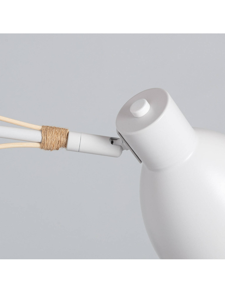 Lampe Murale Orientable Bois et Métal Cubal