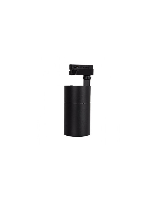 Spot LED sur Rail Monophasé 30W Mallet Dimmable Noir