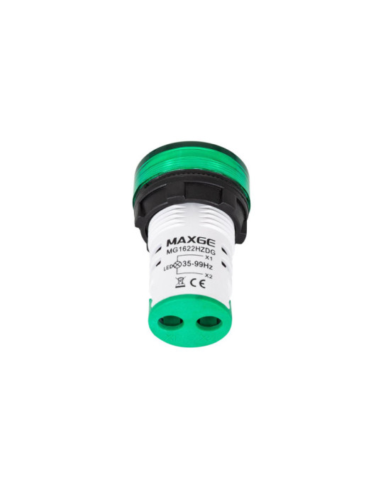 Indicateur Lumineux Fréquencemètre MAXGE 35-99Hz Ø22mm