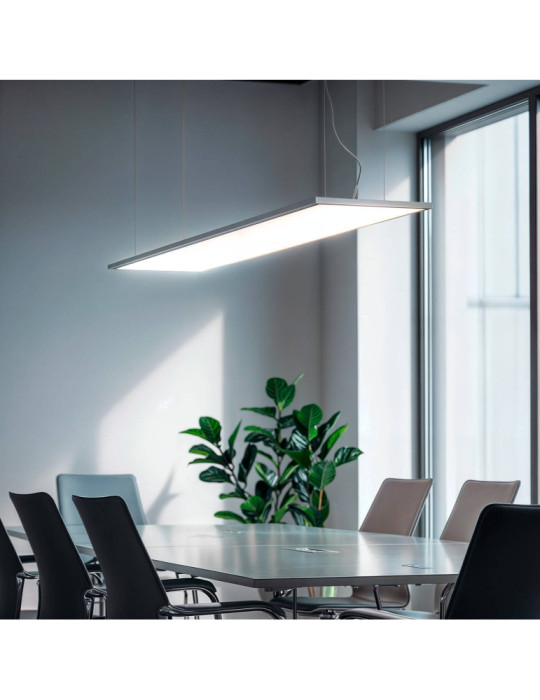 Panneau LED 120x30 cm 40W 4000lm LIFUD + Kit de Suspension