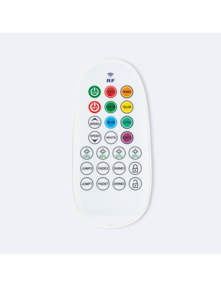 Contrôleur pour Ruban LED RGB 220V AC SMD Silicone FLEX avec Télécommande RF
