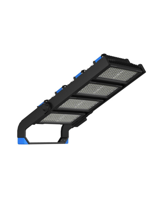 Projecteur LED Stadium Professionnel LUMILEDS 1200W 170lm/W IP66 INVENTRONICS Dimmable 1-10 V