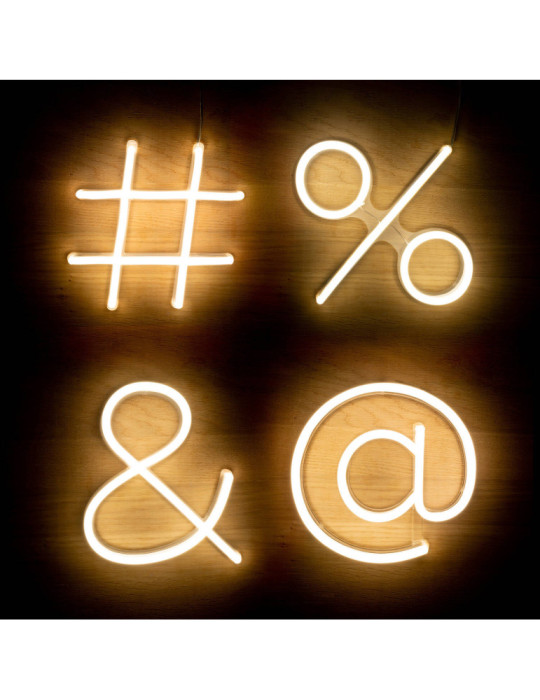 Numéros et Symboles Néons LED