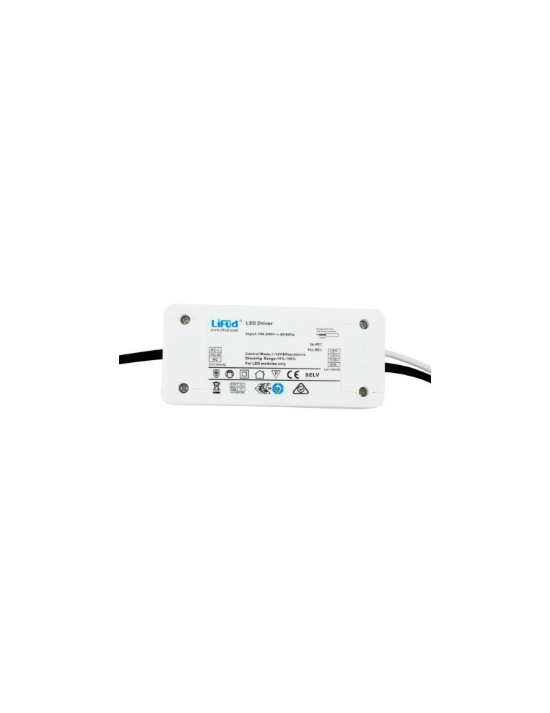 Panneau LED 120x30 cm Dimmable 40W 4000lm Microprismatique (UGR17)