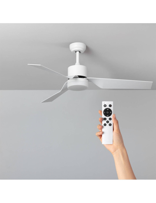 Ventilateur de plafond Silencieux Minimal Blanc 132cm Moteur DC