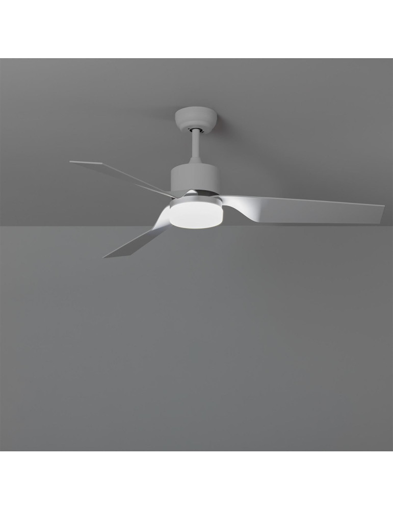 Ventilateur de plafond Silencieux Minimal Blanc 132cm Moteur DC