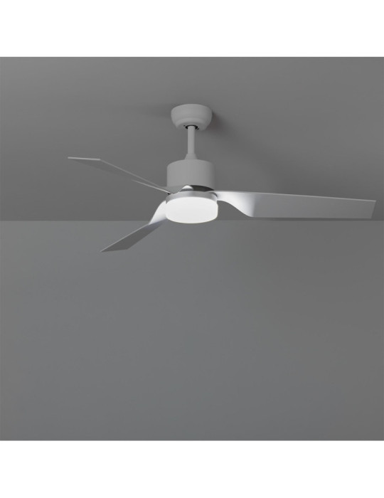 Ventilateur de plafond Silencieux Minimal Blanc 132cm Moteur DC