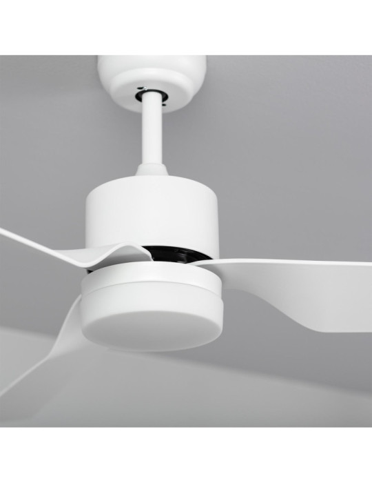 Ventilateur de plafond Silencieux Minimal Blanc 132cm Moteur DC