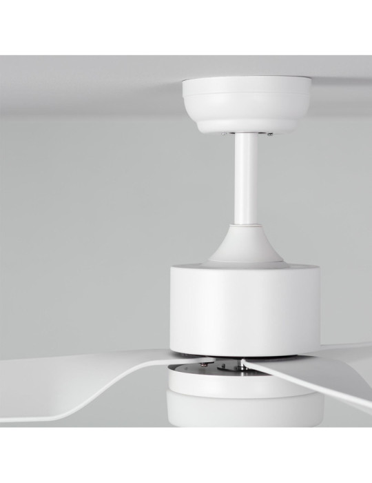 Ventilateur de plafond Silencieux Minimal Blanc 132cm Moteur DC