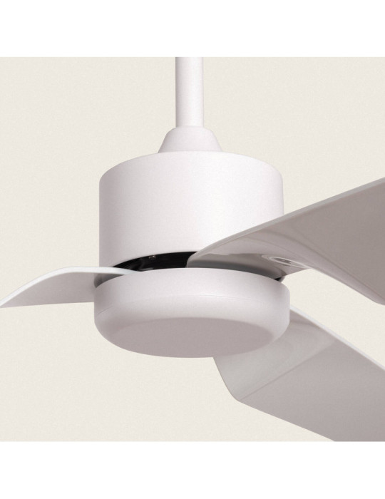 Ventilateur de plafond Silencieux Minimal Blanc 132cm Moteur DC