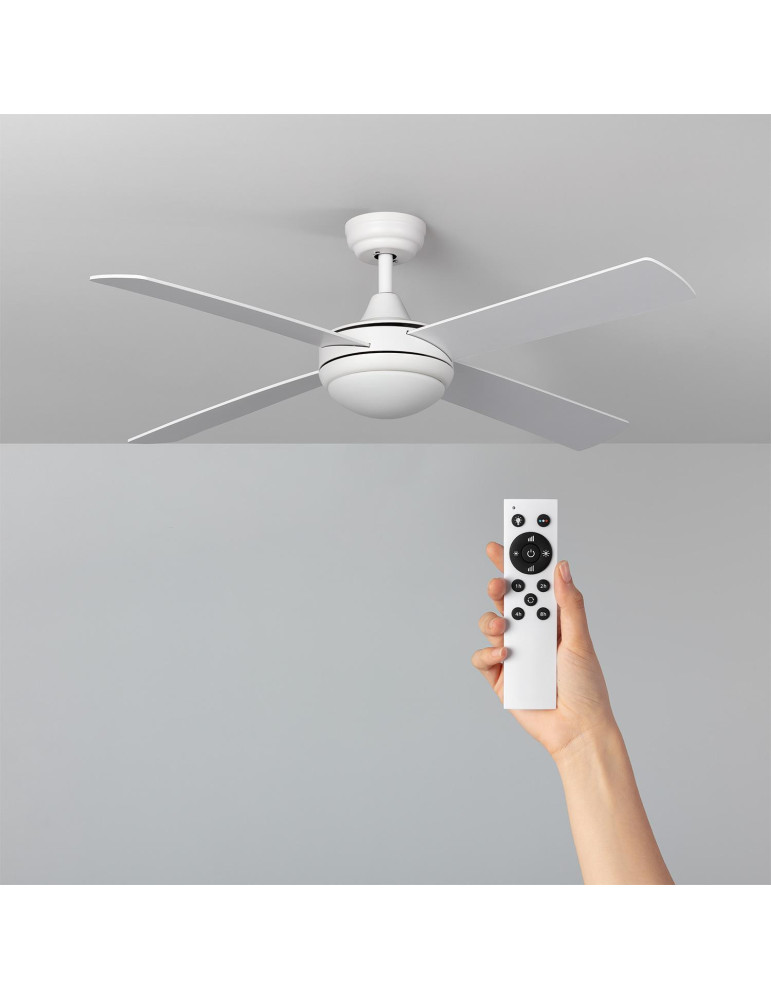 Ventilateur de plafond Silencieux Blanc Navy 132cm Moteur DC