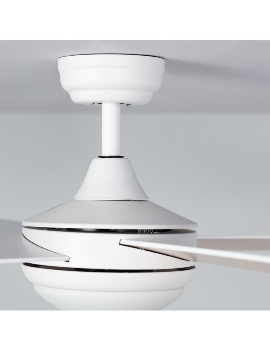 Ventilateur de plafond Silencieux Blanc Navy 132cm Moteur DC