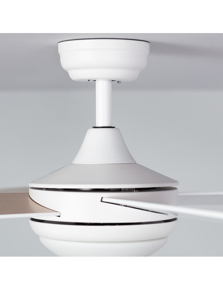 Ventilateur de plafond Silencieux Blanc Navy 132cm Moteur DC