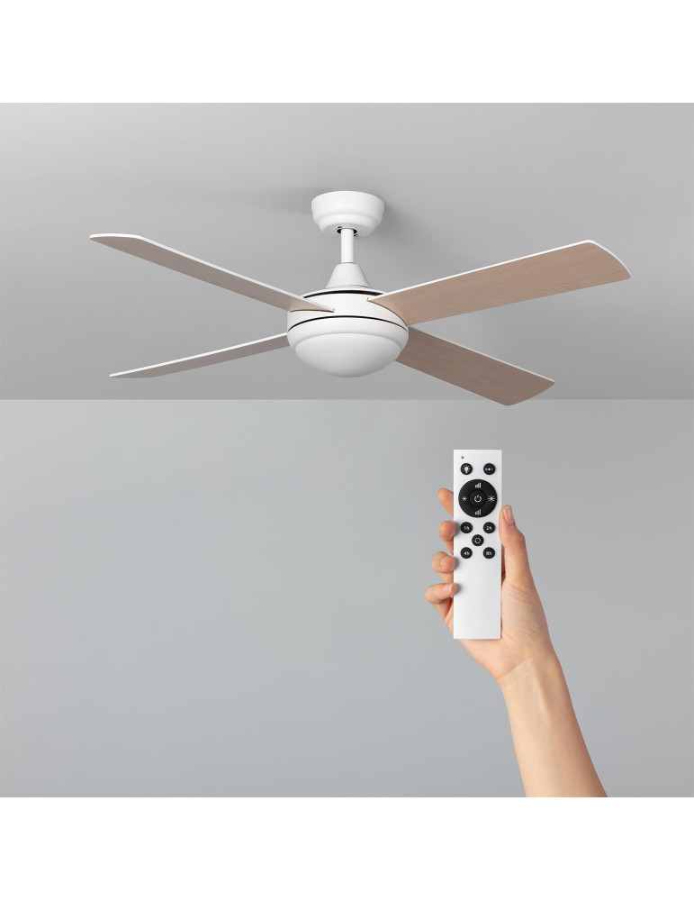 Ventilateur de plafond Silencieux Blanc Navy 132cm Moteur DC