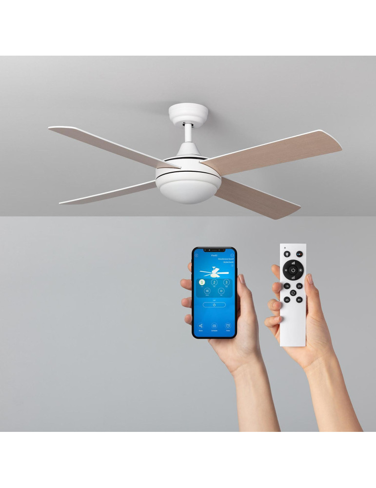 Ventilateur de plafond Silencieux Blanc Navy 132cm Moteur DC