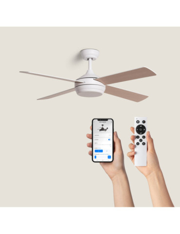 Ventilateur de plafond Silencieux Blanc Navy 132cm Moteur DC
