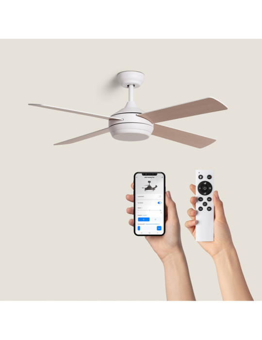 Ventilateur de plafond Silencieux Blanc Navy 132cm Moteur DC Ventilateur de plafond Silencieux Blanc Navy 132cm Moteur DC