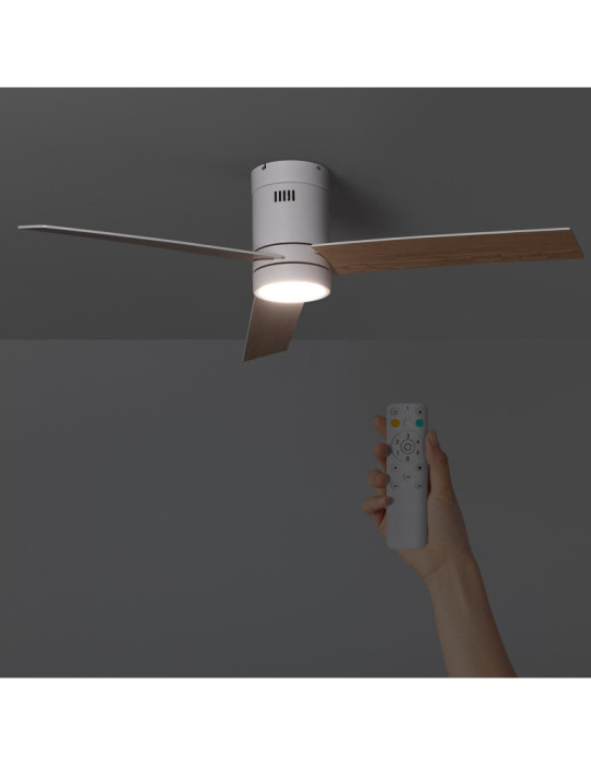 Ventilateur de Plafond Silencieux Tydir Bois 132cm Moteur DC