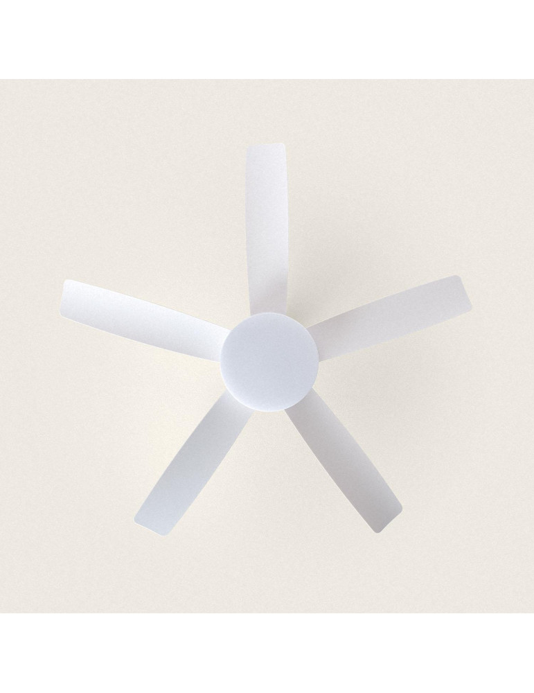 Ventilateur de Plafond Silencieux Patroclo Blanc 132cm Motor DC