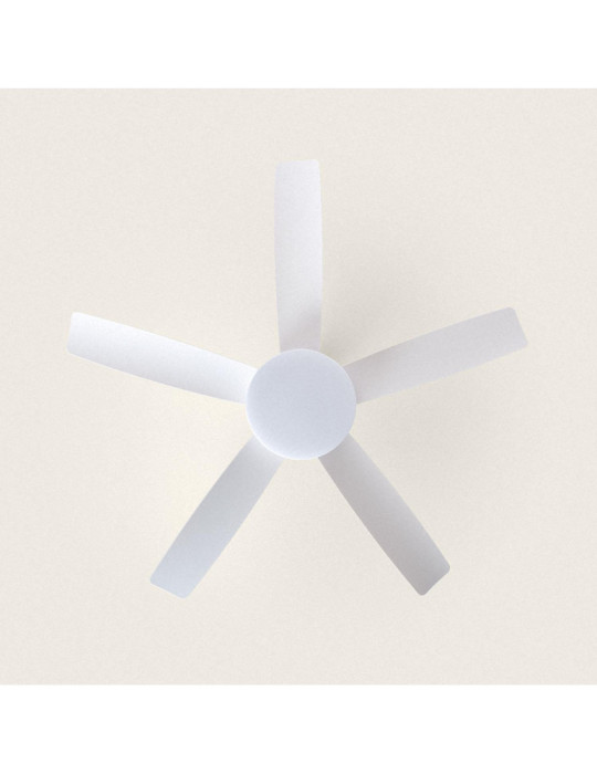 Ventilateur de Plafond Silencieux Patroclo Blanc 132cm Motor DC
