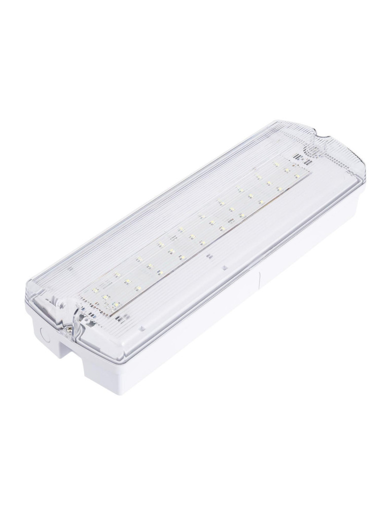 Balise de Secours LED En saillie 200lm Permanent/Non permanent IP65