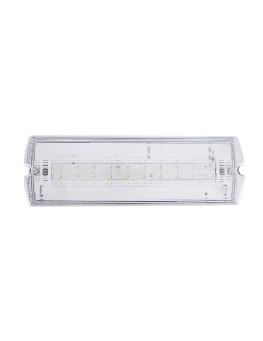 Balise de Secours LED En saillie 200lm Permanent/Non permanent IP65