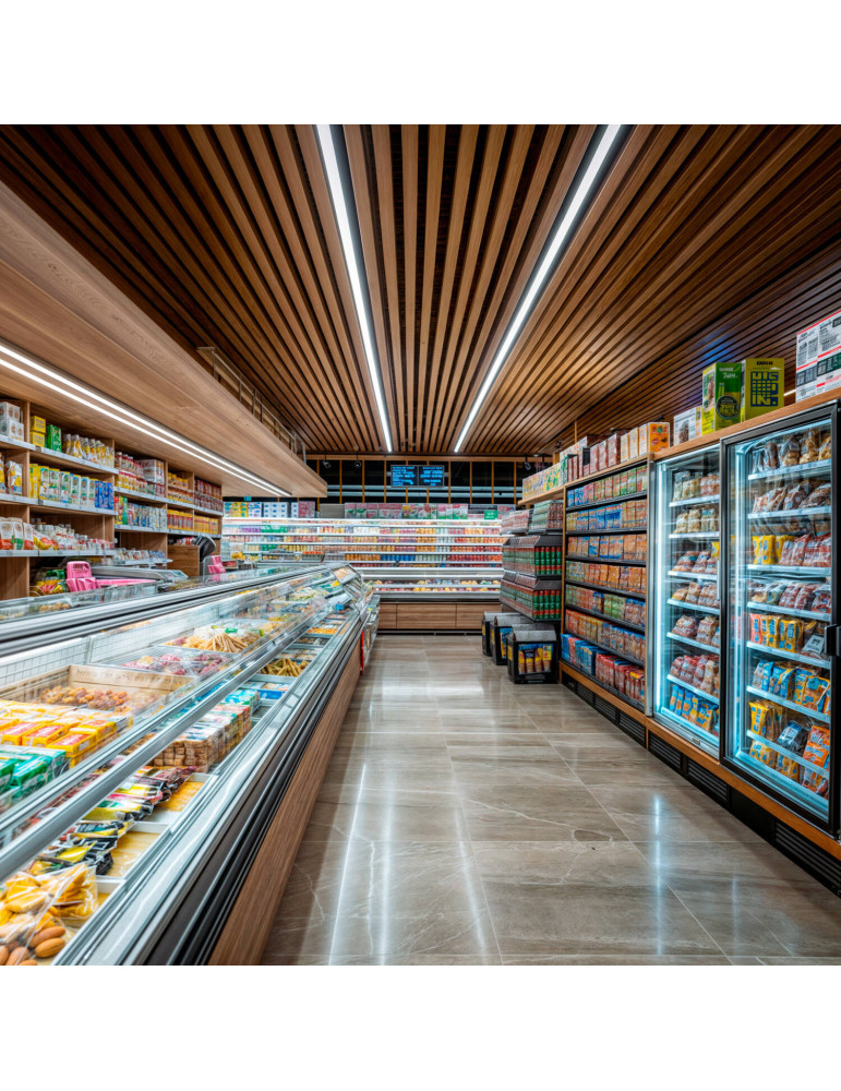 Barre Linéaire LED Trunking 60cm 24W 150lm/W Dimmable 1-10V