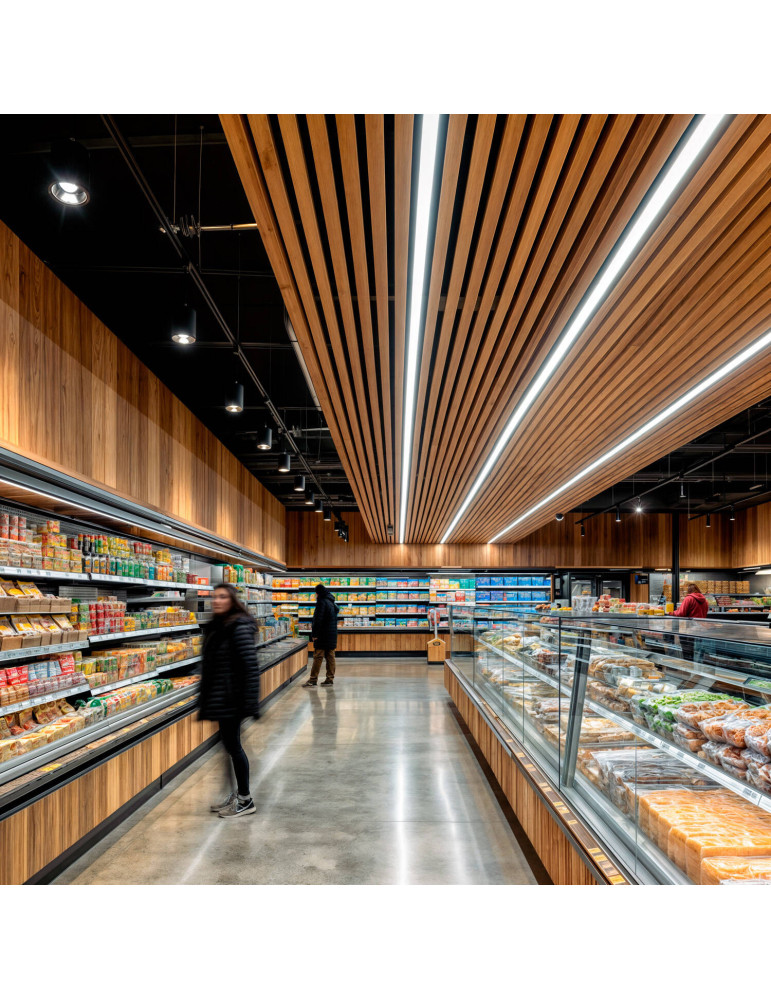 Barre Linéaire LED Trunking 150cm 60W 150lm/W Dimmable 1-10V