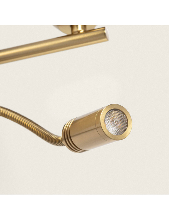 Applique Murale Métal avec Flex LED de Lecture 2.5W Carrée Linna