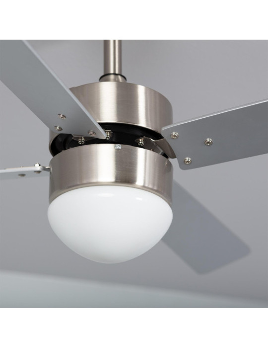 Ventilateur de Plafond Silencieux Cygnus Niquel 107cm Moteur DC WiFi