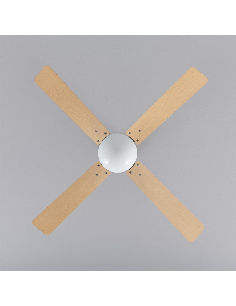 Ventilateur de Plafond Silencieux Cygnus Niquel 107cm Moteur DC WiFi