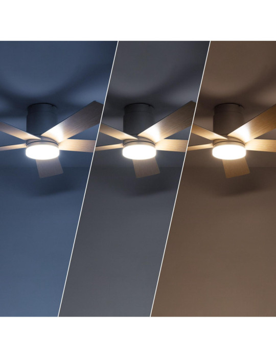 Ventilateur de Plafond Silencieux Flatiron 132 cm Moteur DC