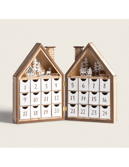 Calendrier de l'Avent LED à Piles Joulud