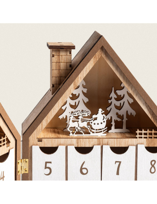 Calendrier de l'Avent LED à Piles Joulud