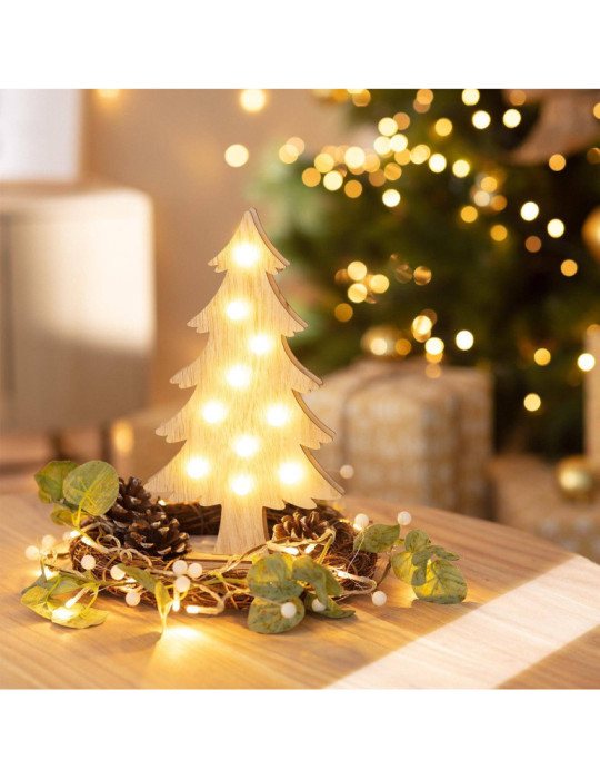 Sapin de Noël LED Wood à Piles