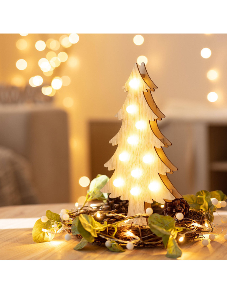 Sapin de Noël LED Wood à Piles
