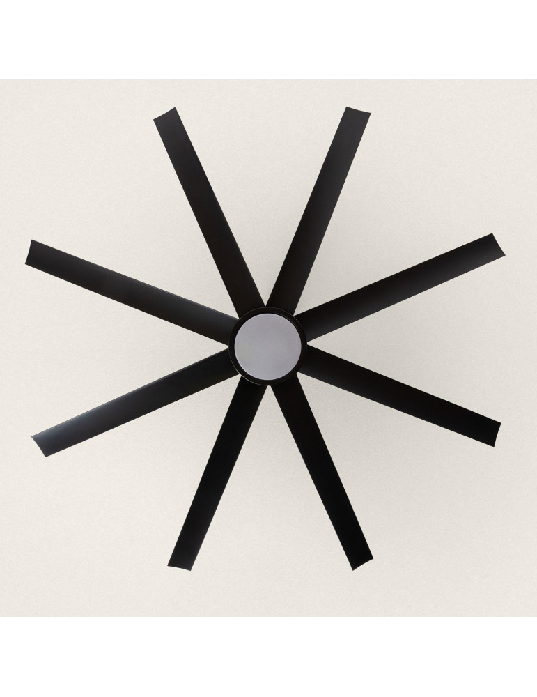 Ventilateur de Plafond Silencieux Hidra Noir 157cm Motor DC