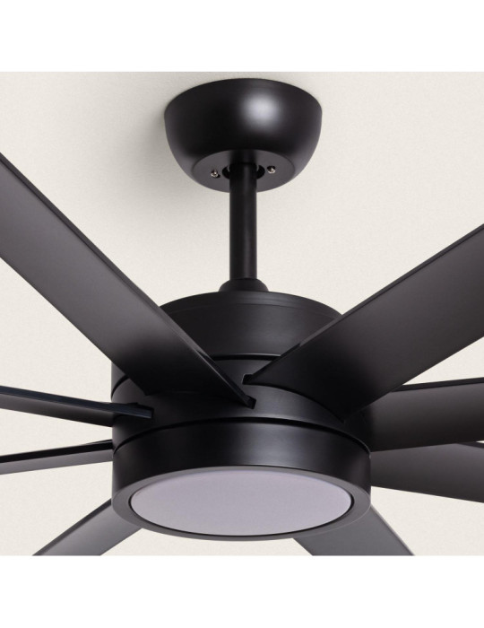 Ventilateur de Plafond Silencieux Hidra Noir 157cm Motor DC