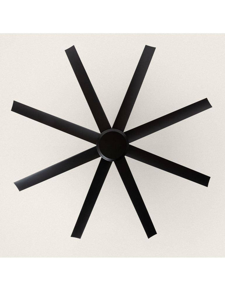 Ventilateur de Plafond Silencieux Hidra Noir 157cm Motor DC