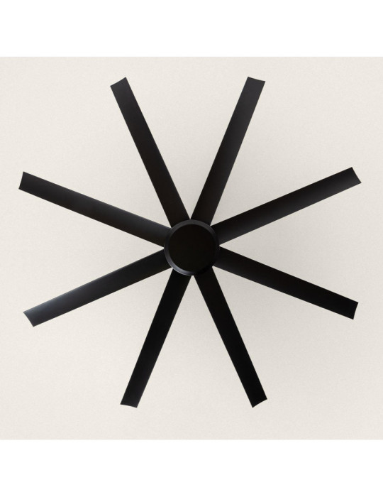Ventilateur de Plafond Silencieux Hidra Noir 157cm Motor DC