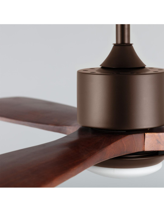 Ventilateur de plafond silencieux Forest Marron 132cm Moteur DC