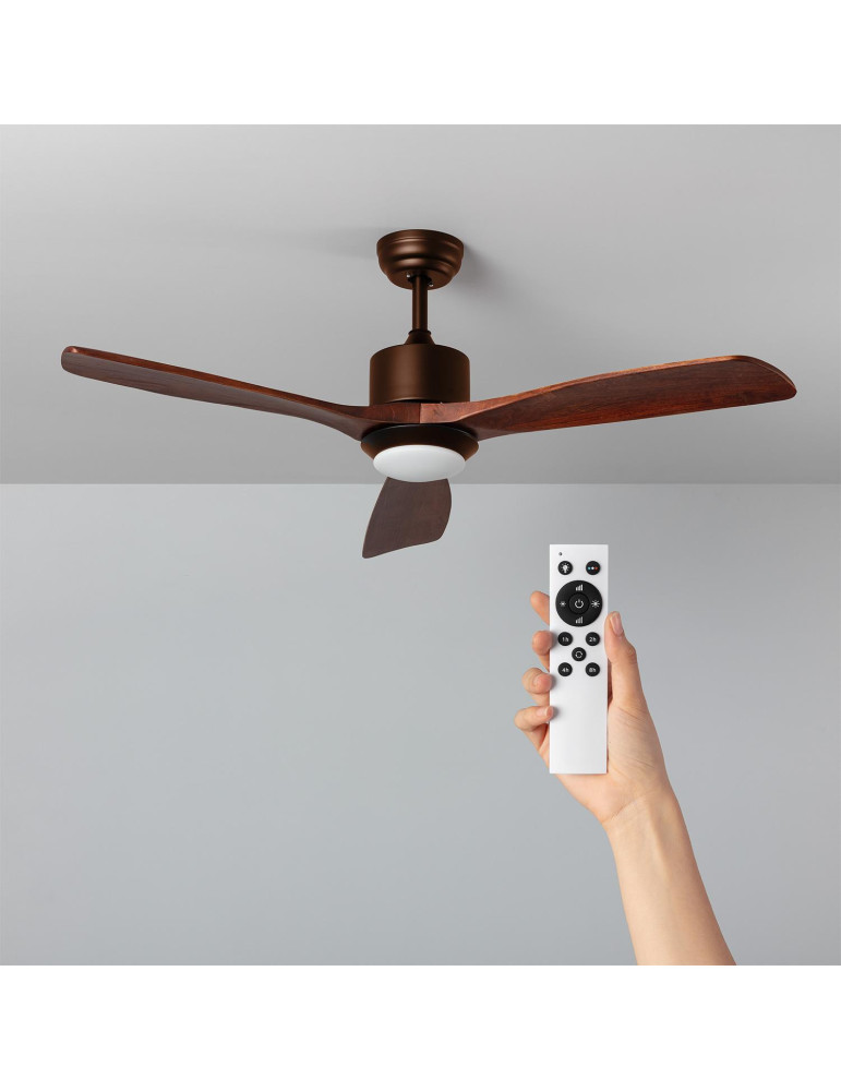 Ventilateur de plafond silencieux Forest Marron 132cm Moteur DC