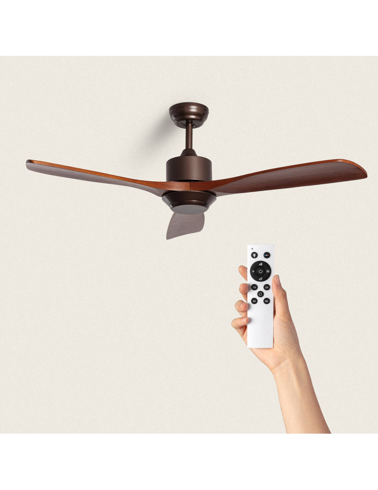 Ventilateur de plafond silencieux Forest Marron 132cm Moteur DC Ventilateur de plafond silencieux Forest Marron 132cm Moteur DC