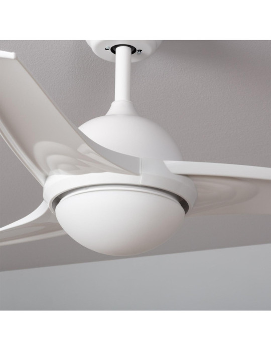 Ventilateur de Plafond Silencieux Aran Blanc 107cm Moteur DC WiFi